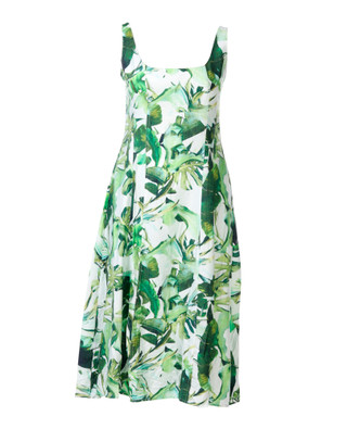 Thumbnail 1: MELLODAY Plus Sleeveless Botanical Maxi Dress 