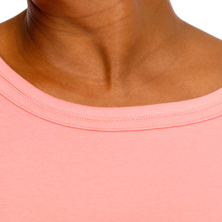 Thumbnail 4: Coral Bay Women's Plus Layer Crew Neckline Short Sleeve Top 