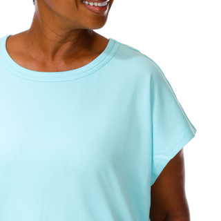 Thumbnail 2: Coral Bay Plus Layer Crew Neckline Short Sleeve Top 