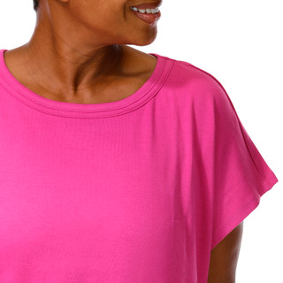 Thumbnail 2: Coral Bay Plus Layer Crew Neckline Short Sleeve Top 