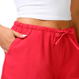 Thumbnail 3: Love Poem Juniors Lauren Drawstring Linen Shorts 