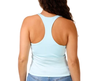 Thumbnail 2: Madden Girl Juniors Beaded Flower Molded Cup Tank Top 