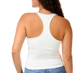 Thumbnail 3: Madden Girl Juniors Beaded Flower Molded Cup Tank Top 