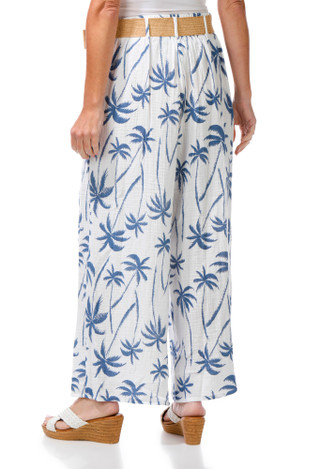 Thumbnail 2: BUNULU Women's Palm Tree Gauze Pants 