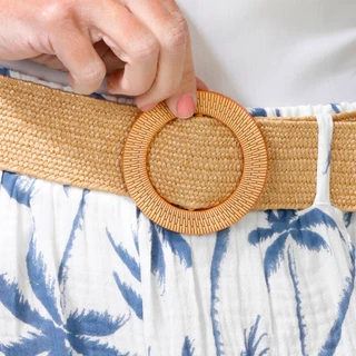 Thumbnail 3: BUNULU Women's Palm Tree Gauze Pants 