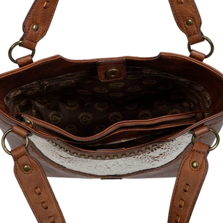 Thumbnail 3: White Mountain Stockton Ridge Lace Tote Bag 