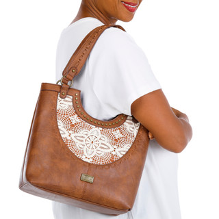 Thumbnail 1: White Mountain Stockton Ridge Lace Tote Bag 