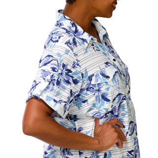 Thumbnail 3: Coral Bay Women's Plus 2 Pocket Button Collar Top 