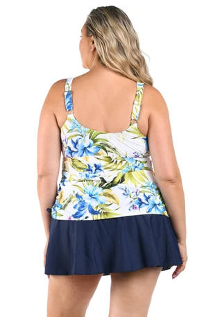Thumbnail 2: Maxine of Hollywood Plus Serenity Adjustable Tank Swimdress 