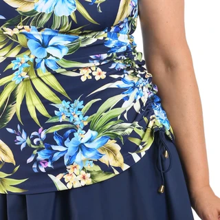 Thumbnail 2: Maxine of Hollywood Plus Serenity Adjustable Tank Swimdress 