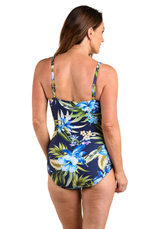 Thumbnail 2: Maxine of Hollywood Island Serenity Twist Front Maillot 
