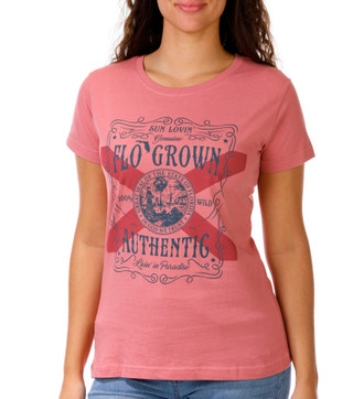 Thumbnail 1: FloGrown Juniors Vintage Whiskey Label Tee 