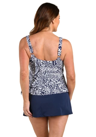 Thumbnail 2: Maxine of Hollywood Womens Bohemia Faux Skirtini  