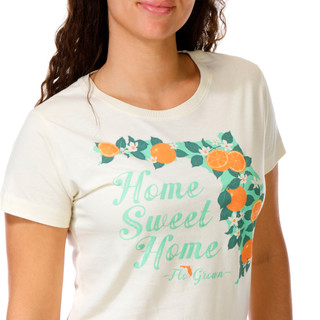 Thumbnail 3: FloGrown Juniors Sweet Home Orange Graphic Tee 