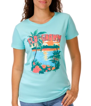 Thumbnail 1: FloGrown Juniors Peace Land Graphic Tee 