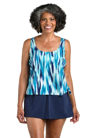 Thumbnail 1: Maxine of Hollywood Womens Crystal Faux Skirtini 