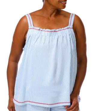 Thumbnail 3: JACLYN Plus 2 Pc Pajama Shorts Set 