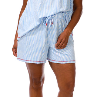 Thumbnail 5: JACLYN Plus 2 Pc Pajama Shorts Set 