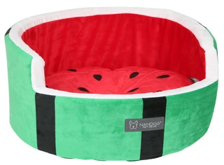Thumbnail 1: NanDog 18 in Watermelon Pet Bed with Pillow 