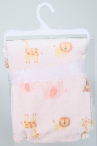 Thumbnail 2: Baby Gear 30x40 Animal Print Baby Blanket 