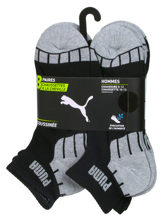 Thumbnail 2: Puma Men's 8 Pk Quarter Crew Socks 