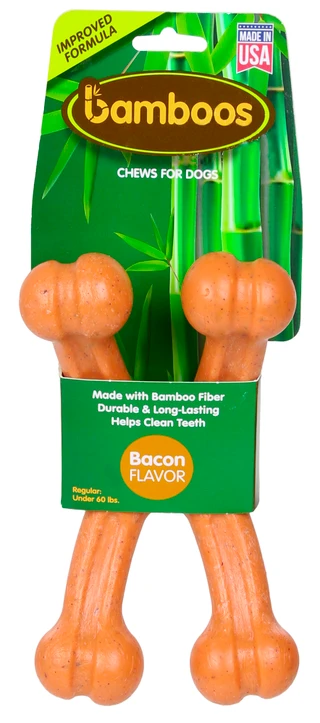 Thumbnail 1: Bamboos Bacon Flavor Dog Chew Toy 