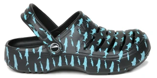 Thumbnail 2: Nautica Boys Shark Print River Edge Clogs 