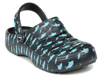 Thumbnail 1: Nautica Boys Shark Print River Edge Clogs 