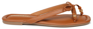 Thumbnail 2: Unionbay Women's Cognac Bead Sandals 