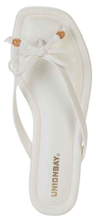 Thumbnail 4: Unionbay Women's Beadz Thong Slides 