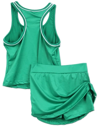 Thumbnail 2: RBX Little Girls Active 2 Pc Skort Set 