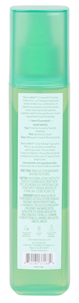 Thumbnail 2: NatureWell 6.7 oz Creme De Pistache Hair & Body Fragrance Mist 
