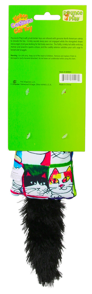Thumbnail 5: Pounce & Play Soft Kicker Cat Toy 