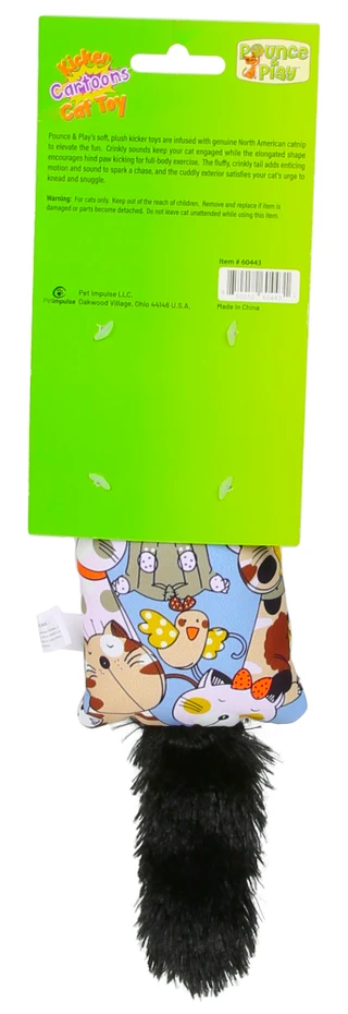 Thumbnail 6: Pounce & Play Soft Kicker Cat Toy 