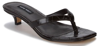Thumbnail 1: NINE WEST Women's Cassa3 Thong Dress Slide 