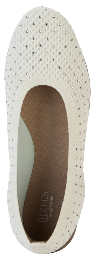 Thumbnail 4: Bzees Women's Kallie Knit Ballet Shoes 