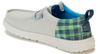 Thumbnail 2: Hey Dude Girls Wally Funk Y Prep Plaid Shoes 