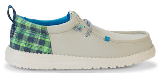 Thumbnail 3: Hey Dude Girls Wally Funk Y Prep Plaid Shoes 