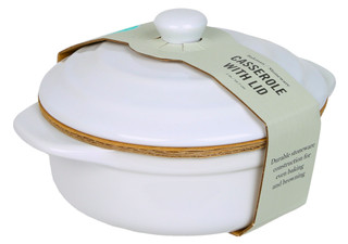Thumbnail 1: Martha Stewart 5 in Stoneware Casserole w/ Lid 