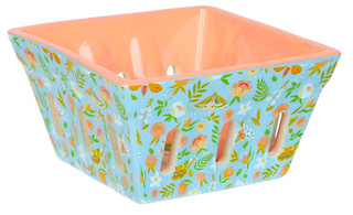 Thumbnail 1: MARKET FINDS Floral Butterfly Print Berry Bowl 