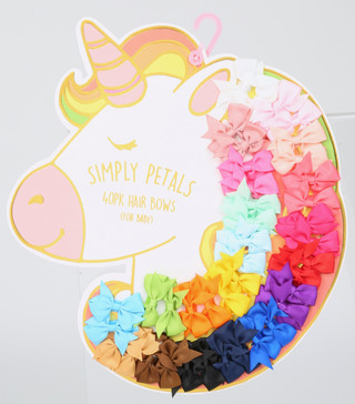 Thumbnail 1: Simply Petals 40 Pk Hair Bows for Baby 