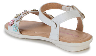 Thumbnail 2: Laura Ashley Toddler Girls Flowers & Pearls Sandals 