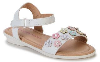 Thumbnail 1: Laura Ashley Toddler Girls Flowers & Pearls Sandals 