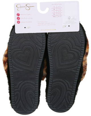 Thumbnail 2: Jessica Simpson Women's Leopard Print Indoor/Outdoor Slides 