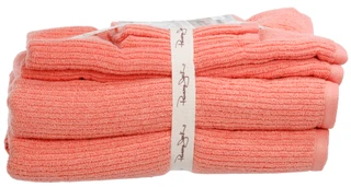 Thumbnail 2: Panama Jack 6 Pc Cotton Ribbed Texture Bath Towel Set 