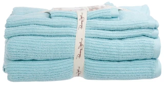 Thumbnail 2: Panama Jack 6 Pc Cotton Ribbed Texture Bath Towel Set 