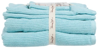 Thumbnail 2: Panama Jack 6 Pc Cotton Ribbed Texture Bath Towel Set 