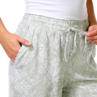 Thumbnail 3: Pink Rose Juniors Wide Leg Print Pants 