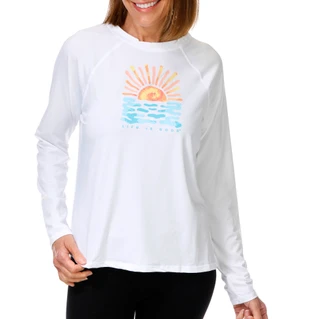 Thumbnail 1: Life is Good Women's Long Sleeve Sunset Rashguard 