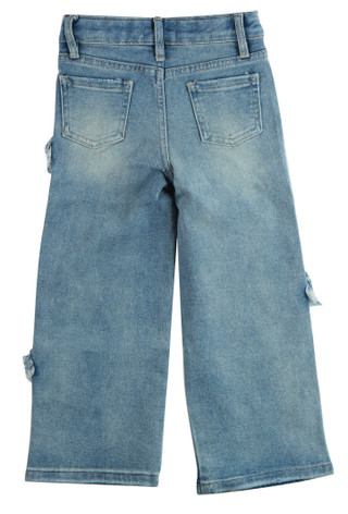 Thumbnail 2: YMI Little Girls Straight Leg Heart Jeans 